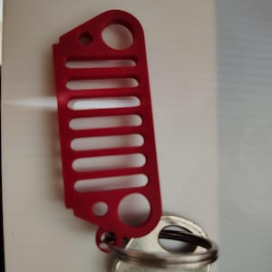 3d printed jeep grill key chain/wrangler/Cherokee/gladiator great gift for dad mom uncle brother sister aunt grampa Gramma