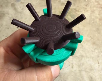 The hex hub - SET 1 Subassembly Mounts For Miniature Painting