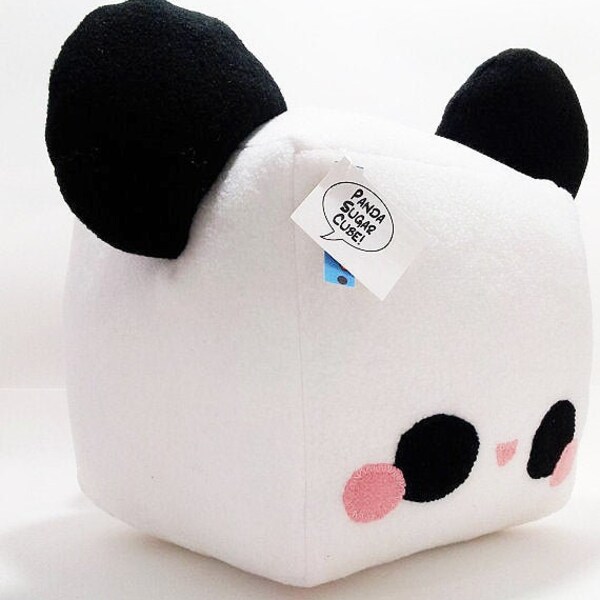 SALE Panda Cube Plushie kawaii soft stuffed toy