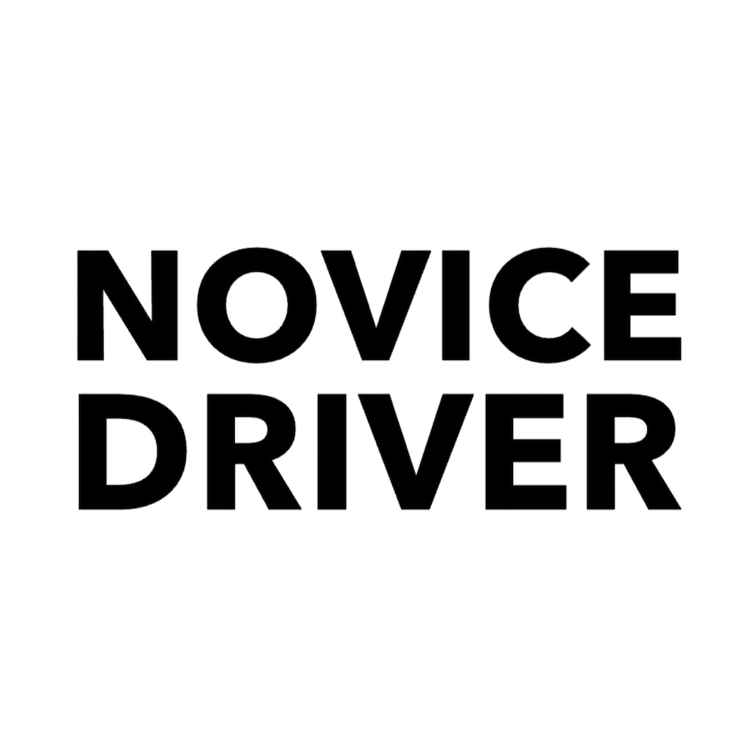 First Time Driver Sticker Novice Driver Sticker, Beginner Driver Decal, New Driver Car ...