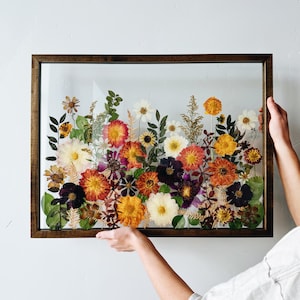 Custom Wedding Bouquet Preservation | Pressed Flower Art | Fine Art Floral Keepsake | Sustainably Made | Preserve Wedding Flowers