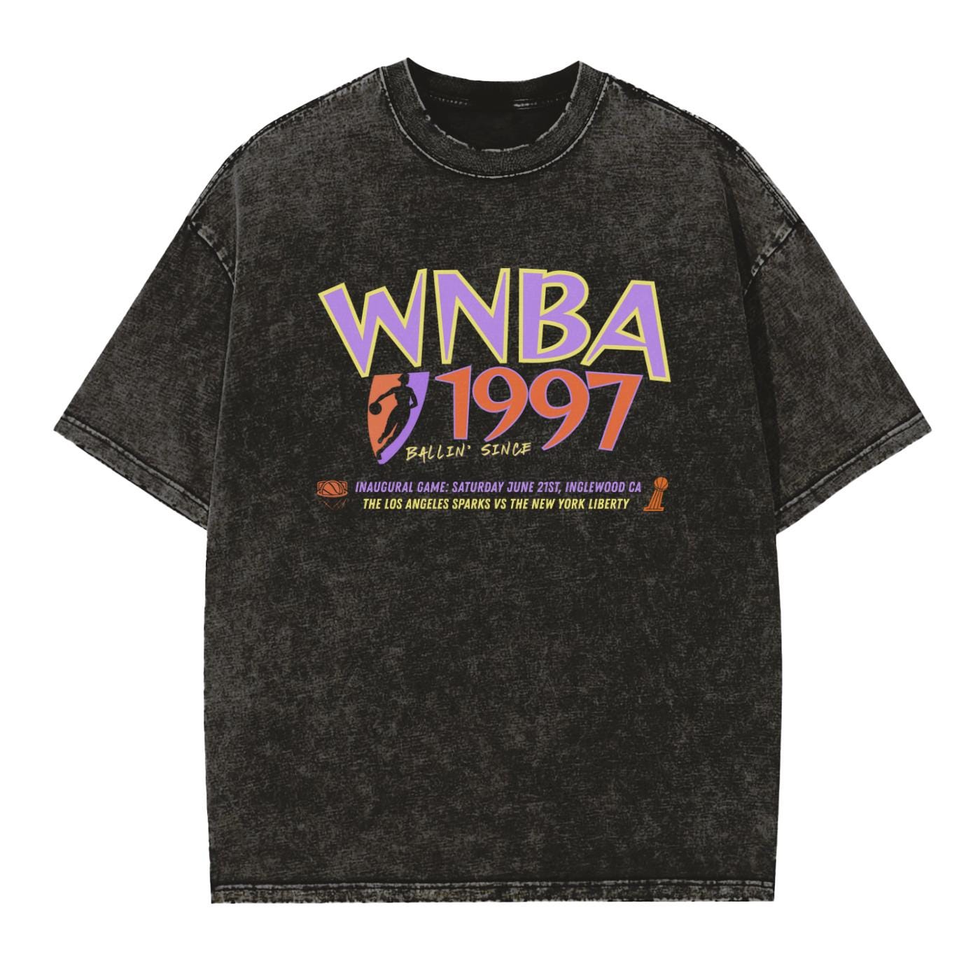 Limited Edition Vintage Style 1997 WNBA Inaugural Year T-shirt - Etsy