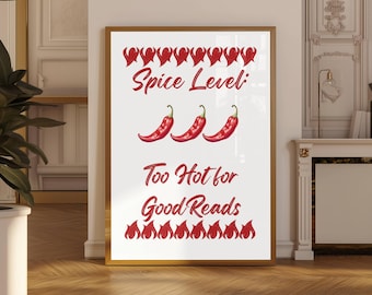 Spicy Book Quote Art: Smut Lover Printable Poster (Digital Download