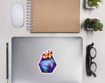 Dnd cozy kitty - vinyl sticker