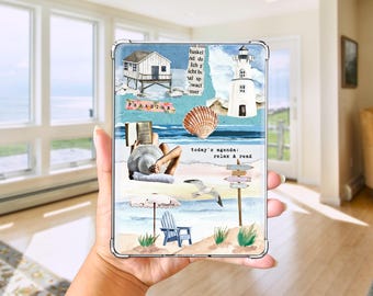 Beach Cottage Kindle Insert: Spring Summer eReader Theme (Digital Download)