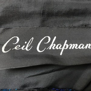 1950s Ceil Champman Floral Silk Wiggle Dress image 6