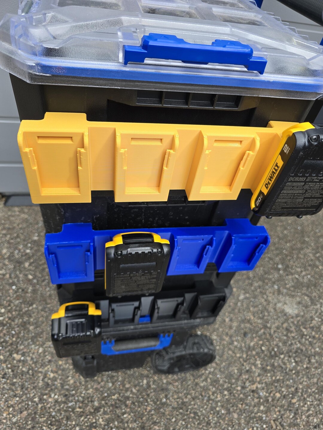 Dewalt Battery Mounts for Kobalt Casestack Toolbox - Etsy