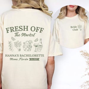 Floral Bachelorette Party Shirt, Farmers Market Theme