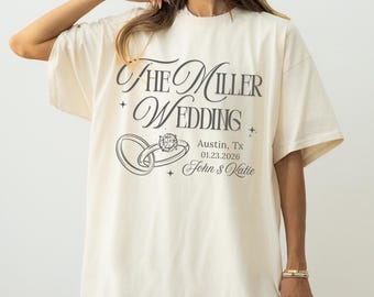 Personalisiertes Braut und Bräutigam T-Shirt, Braut und Bräutigam T-Shirt, Braut und Bräutigam T-Shirt, Braut und Bräutigam T-Shirt, Braut und Bräutigam T-Shirt