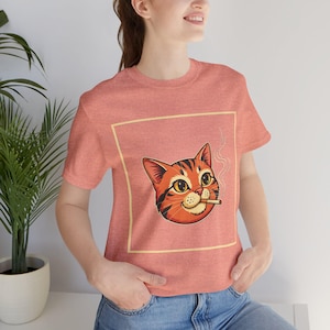 Retro Cats Graphic Tee: Funny Vintage Animal T-Shirt