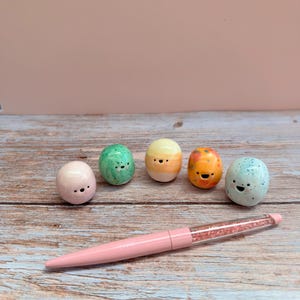 Mini Ceramic Bloomie: Handmade Desk Buddy, Collectible Pottery Gift image 8