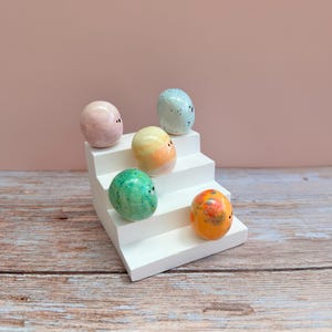 Mini Ceramic Bloomie: Handmade Desk Buddy, Collectible Pottery Gift image 3