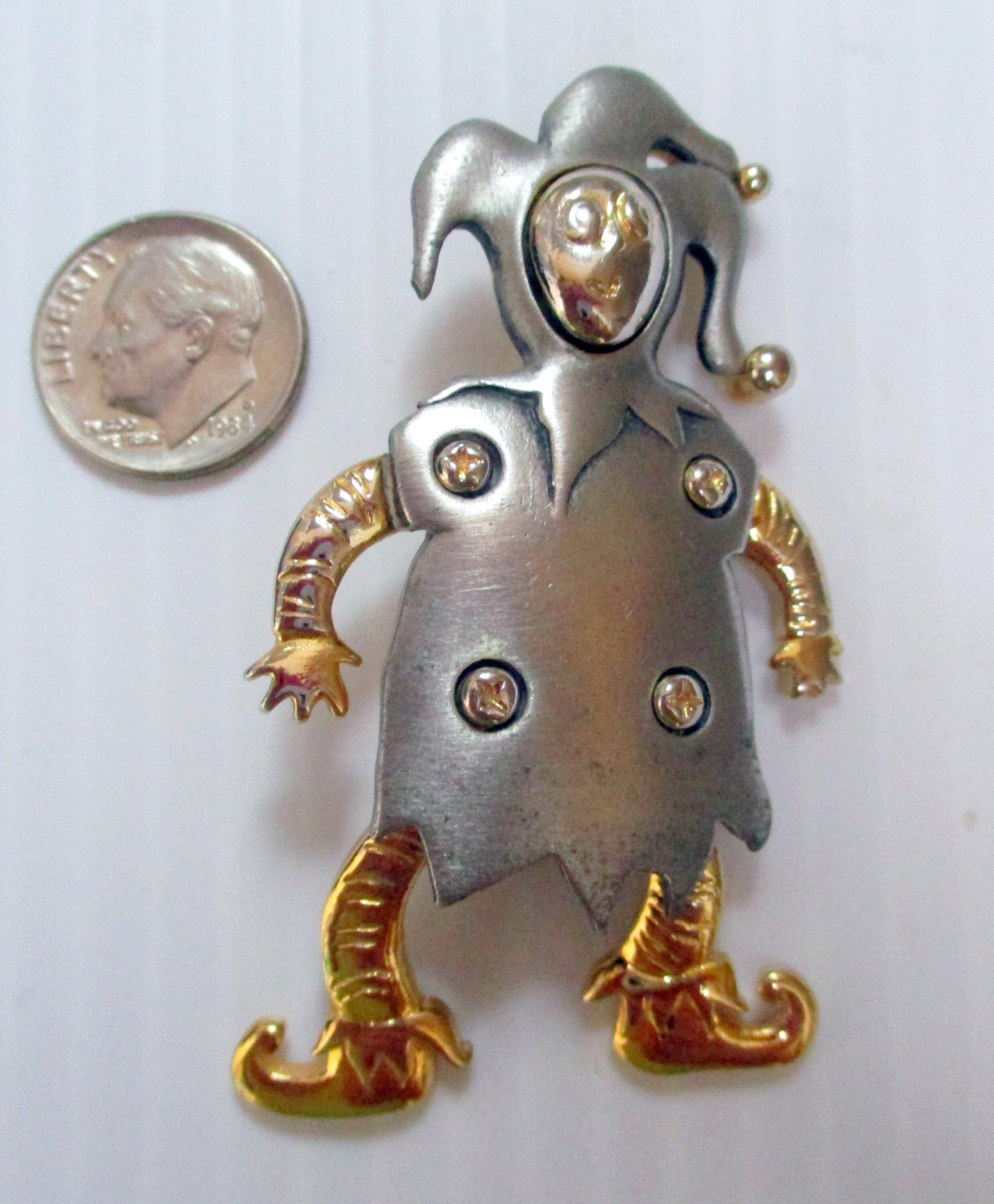 Vintage JJ Pin- Jester-jonette Jewelry Brooch- Rare-artifacts ...