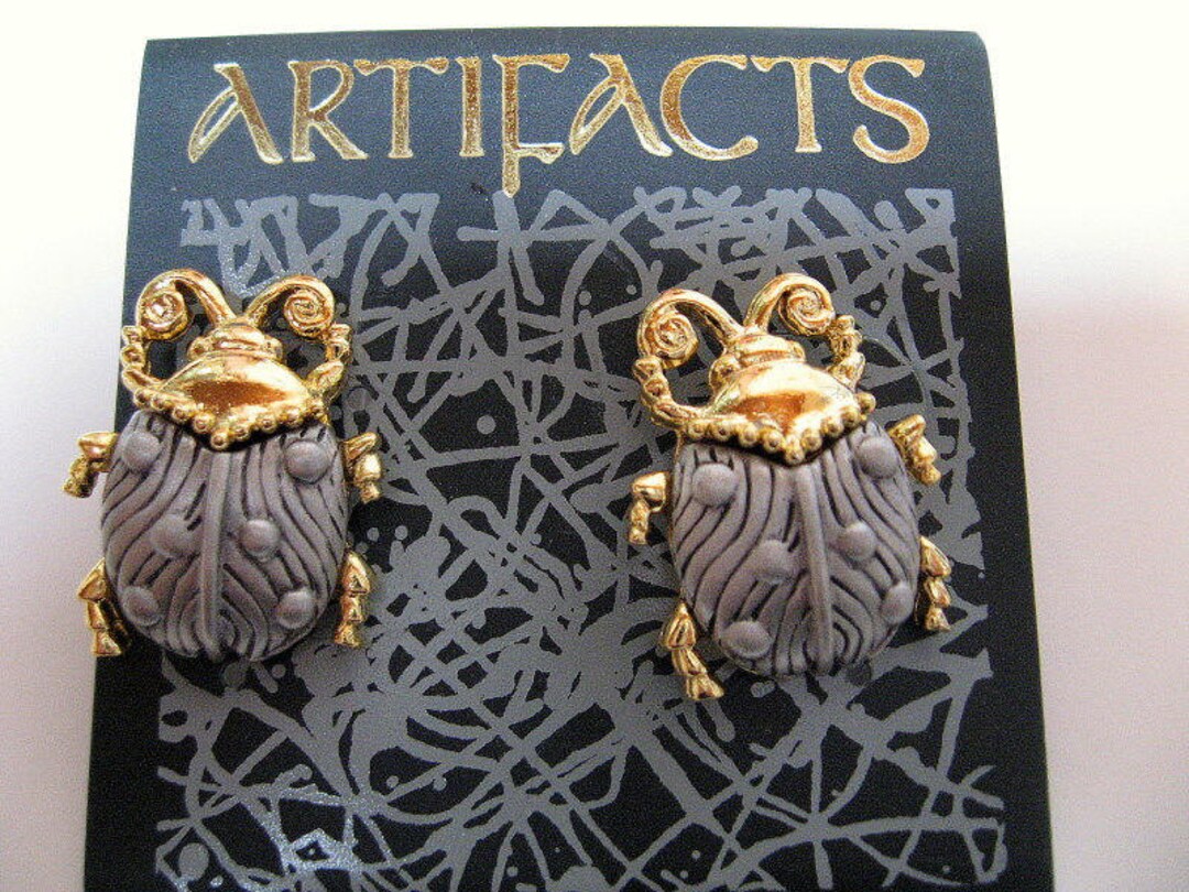 Vintage JJ Earrings-lucky Ladybug-unique Gift- Steampunk-jonette ...