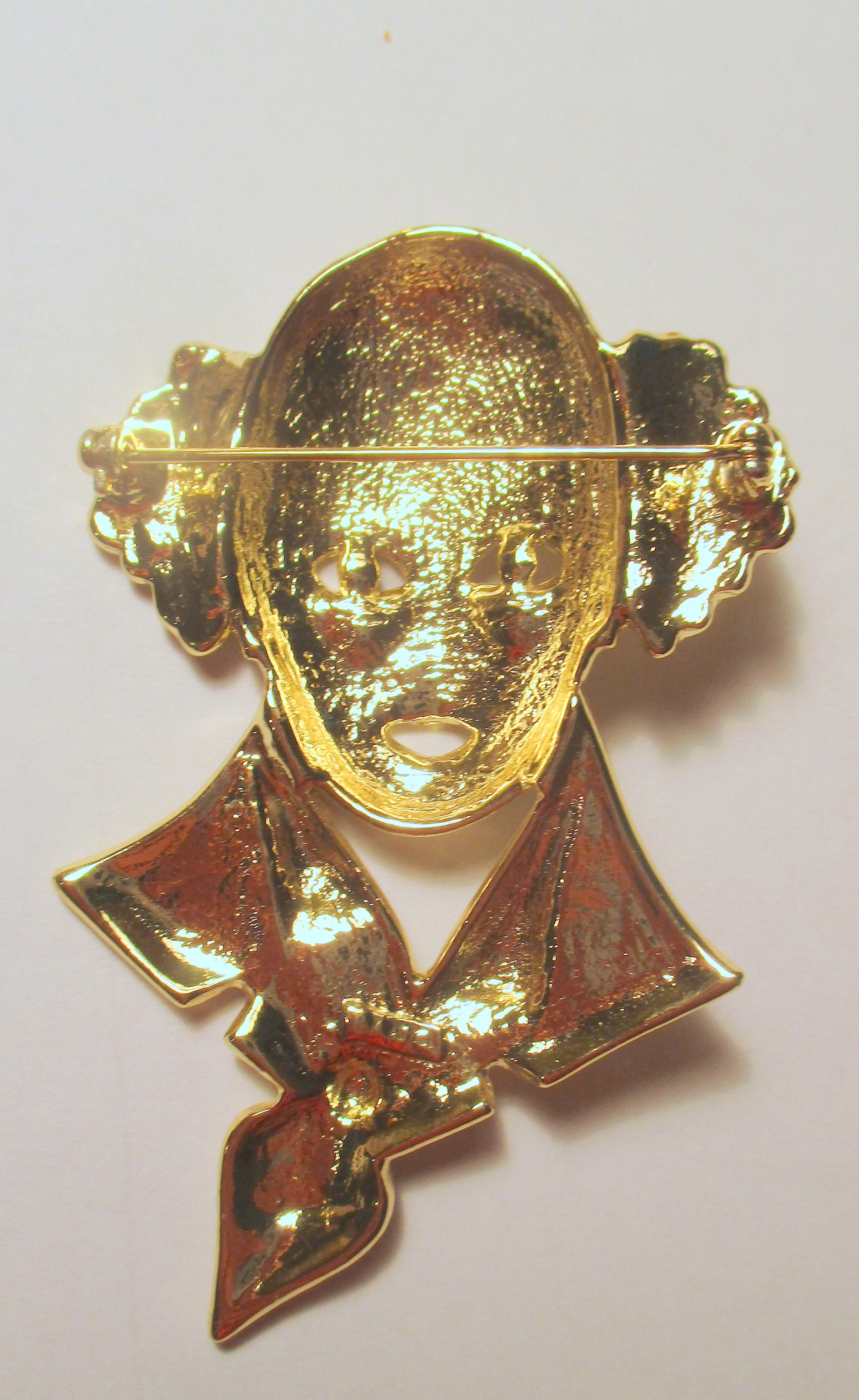Vintage Clown Pin Brooch - AJC Signed Costume Jewelry - Etsy