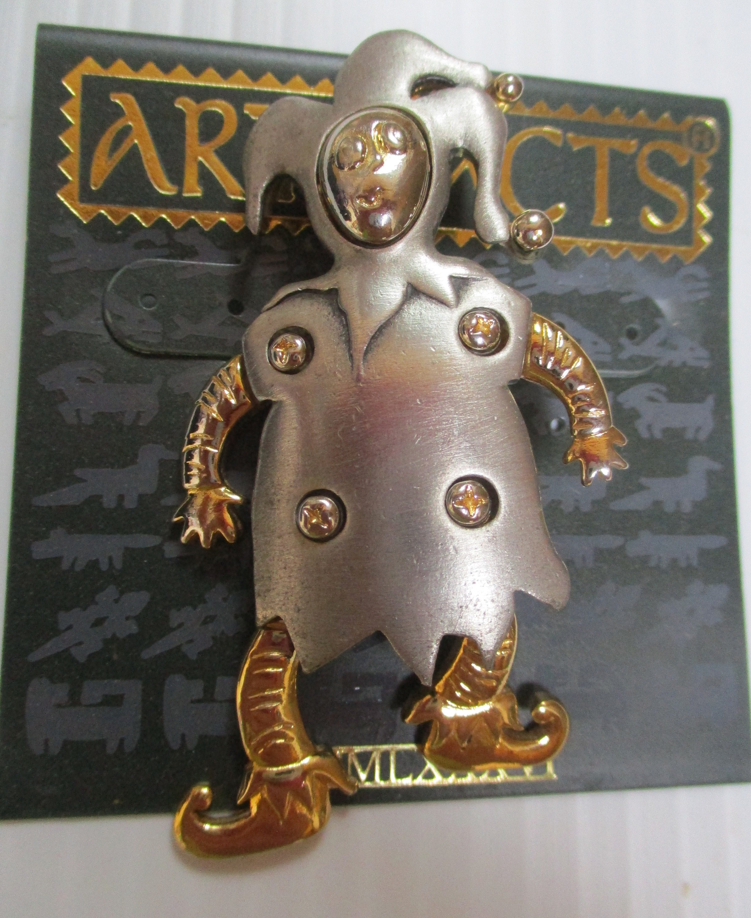 Vintage JJ Pin- Jester-jonette Jewelry Brooch- Rare-artifacts ...