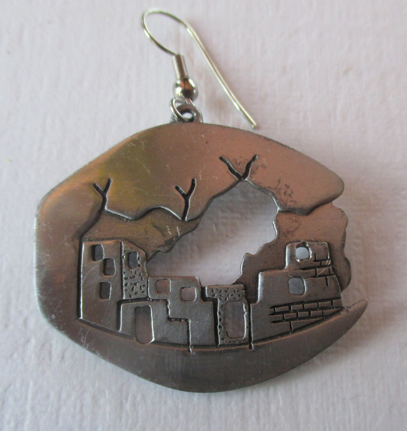 Vintage JJ Earrings – Native American Pueblo Design, Collectible - Etsy