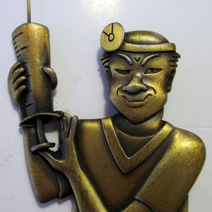 Vintage  JJ Jonette pin- Doctor with needle- RARE -Hard to Find-Unique gift collectible-Made in  USA