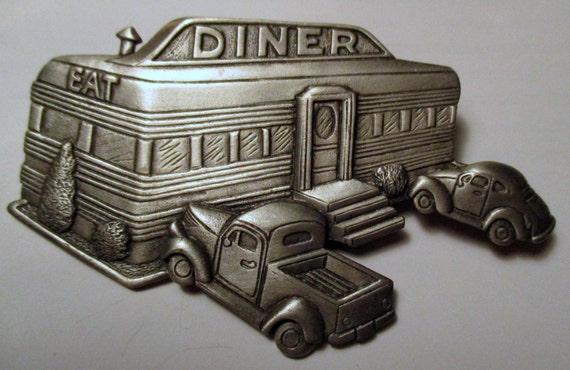 JJ Jonette Diner pin- Hard to find- Unique gift-M… - image 2