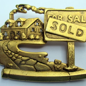 AJC Pin Real Estate-Brooch- Broker Agent- unique gift- made in the USA