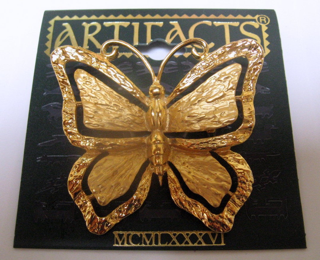 Vintage JJ Butterfly Brooch: Jonette Jewelry Artifacts, 1986, USA - Etsy