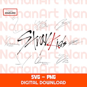 Stray Kids Signatures - Etsy