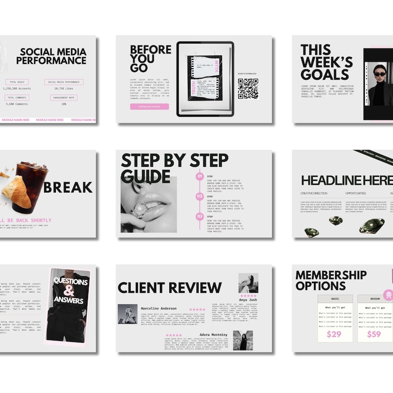 Masterclass Slide Deck Template | Workshop Presentation | Webinar ...
