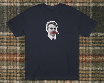 Friedrich Nietzsche Grafik Tee: Literarische Philosophie Shirt