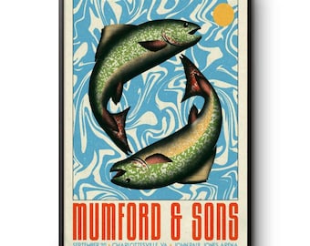Mumford And Sons John Paul Jones Arena in Charlottesville VA Sept 20 2026 Poster
