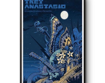 Trey Anastasio 7 juni 2026 Red Rocks Amphitheatre i Morrison CO Poster