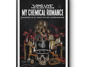 マイケミカルロマンス　ブラックパレード　A1相当　大盤ポスター　MCR Custom Poster - My Chemical Romance the Black Parade North