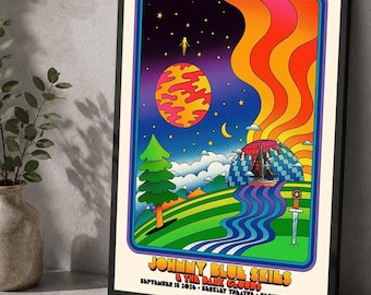 Johnny Blue Skies And The Dark Clouds 15. September in Berkeley CA Poster