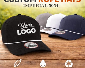 Custom Embroidered Hat – Imperial 5054 hat – Personalized Logo Cap