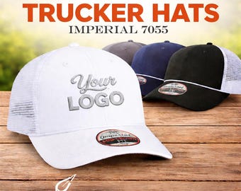 Custom Embroidered Hat – Imperial 7055 hat – Personalized Logo Cap