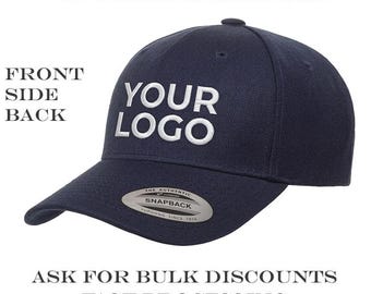 5789M YP Classics Custom Embroidered Trucker Cap: Personalized Curved Visor five panel hat