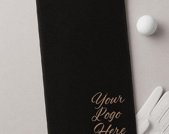 Custom Golf Towel with Embroidery | Golf Gifts for Dad, Coach, or Groomsmen