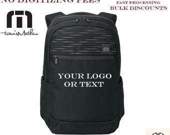 Custom Logo TravisMathew backpack| Personalized Embroidered backpack | Company Merch | Promotional Gift