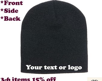 Custom Logo Beanie - Personalized embroidered beanie