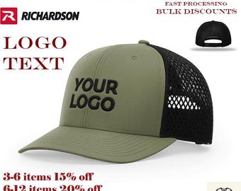 Richardson 835 Custom embroidery hat | Your text or logo embroidery