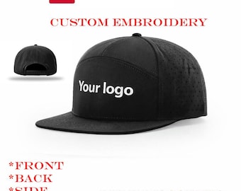 Custom Richardson 169 Cannon Hat – Performance Snapback Cap – Water Resistant - Personalized Embroidered Hat