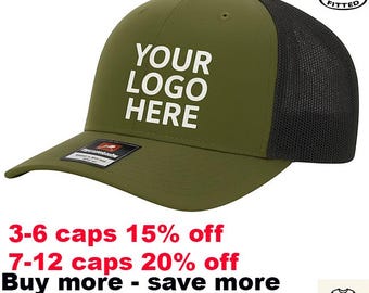 Richardson 110 Flexfit Embroidered Cap – Custom Logo Hat