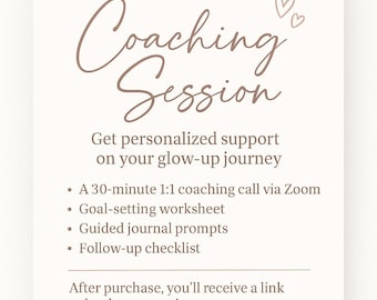 Starter Glow-Up Coaching Session | 1:1 Personalized Support from LifeofNichole