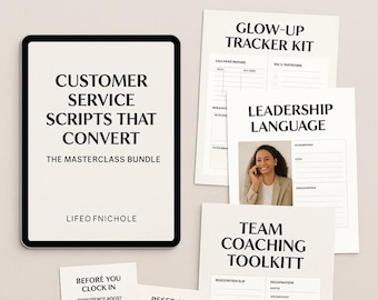 Customer Service Scripts That Convert eBook: Masterclass Bundle