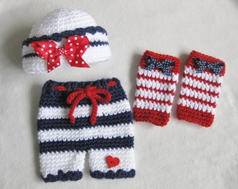 Patriotic Newborn Photo Props!