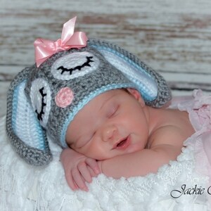 Baby Bunny Newborn Hat