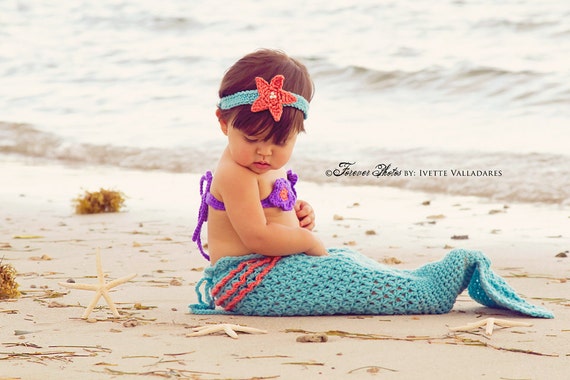 Mermaid Tail with Ruffles