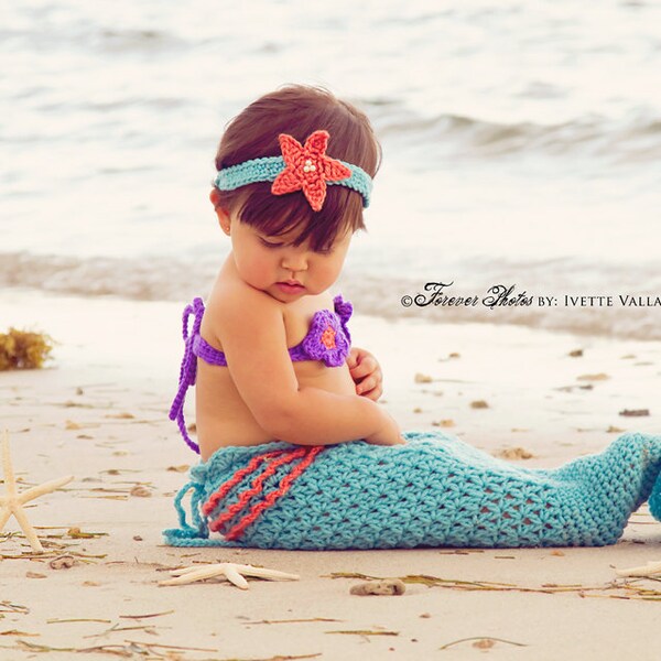 Mermaid Tail with Ruffles