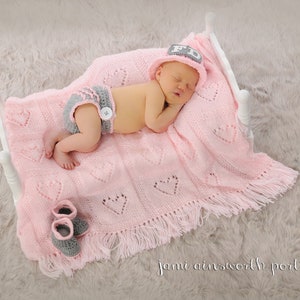 Fireman Hat Diaper Cover and Boots, Baby Girl, Gray and Pink, Halloween Costumes, Newborn Photo Prop