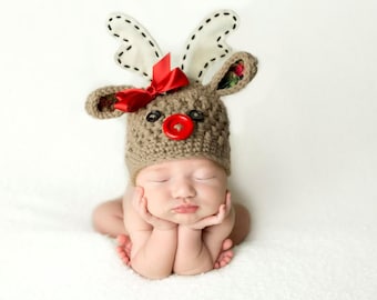 Reindeer Christmas Hat