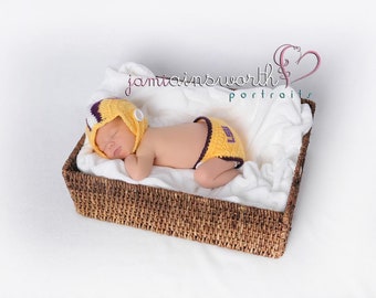 Newborn Football Sets, Sports, Newborn Photo Props, Halloween Costumes, Athletic Sets for Baby